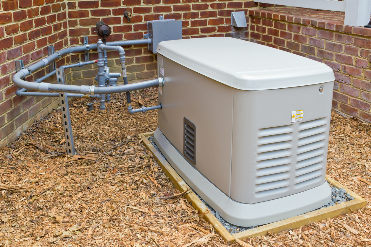 Electrician Installing a Generator in New Berlin