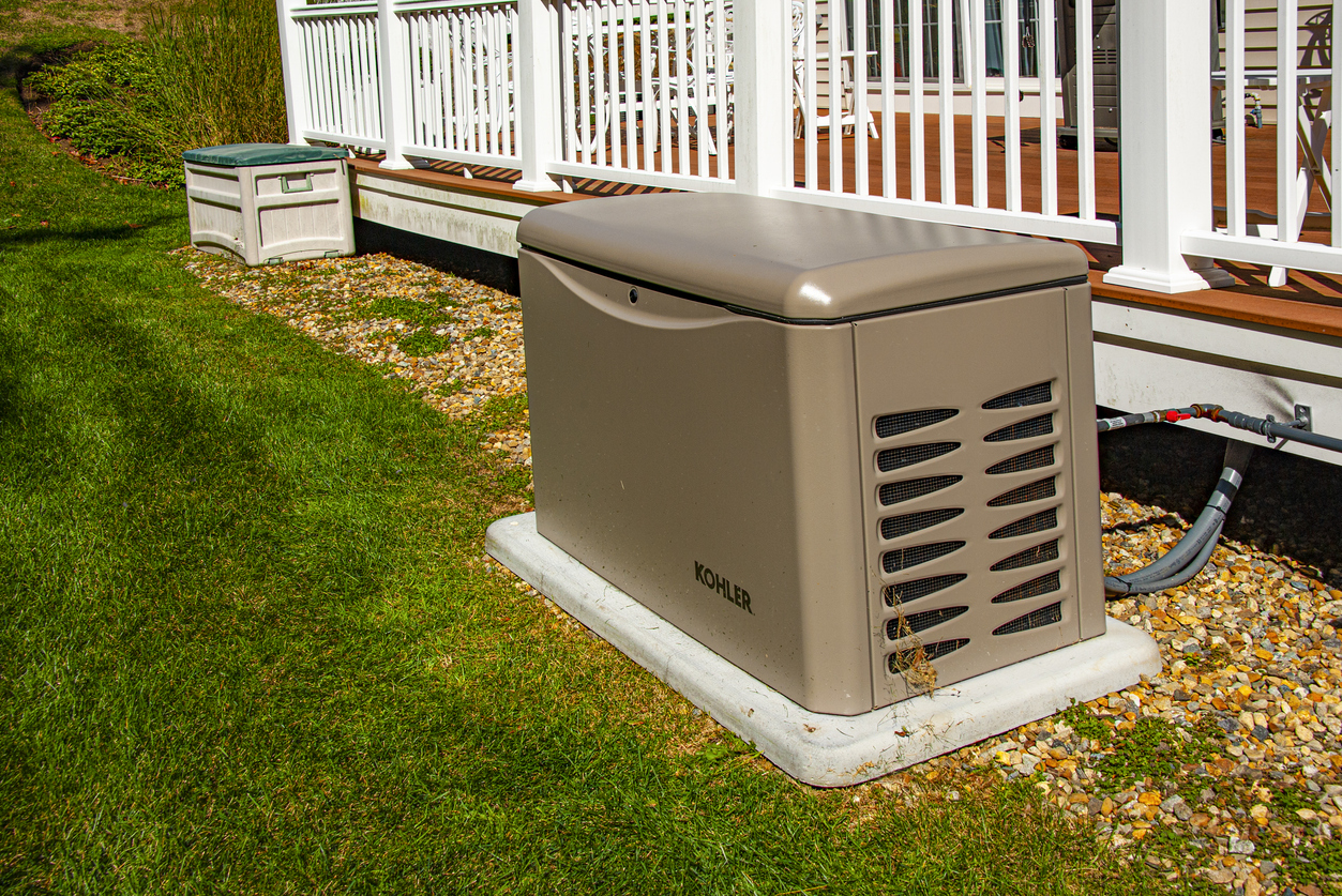 Electrician Installing a Generator in Hartland